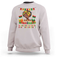 Kwanzaa Blessings African Woman Sweatshirt Umoja Seven Principles Family Gift - Wonder Print Shop