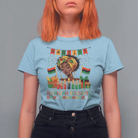 Kwanzaa Blessings African Woman T Shirt For Women Umoja Seven Principles Family Gift - Wonder Print Shop