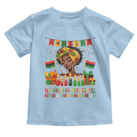 Kwanzaa Blessings African Woman Toddler T Shirt Umoja Seven Principles Family Gift - Wonder Print Shop