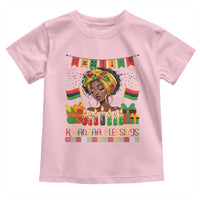 Kwanzaa Blessings African Woman Toddler T Shirt Umoja Seven Principles Family Gift - Wonder Print Shop