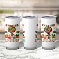 Kwanzaa Blessings African Woman Tumbler Cup Umoja Seven Principles Family Gift - Wonder Print Shop