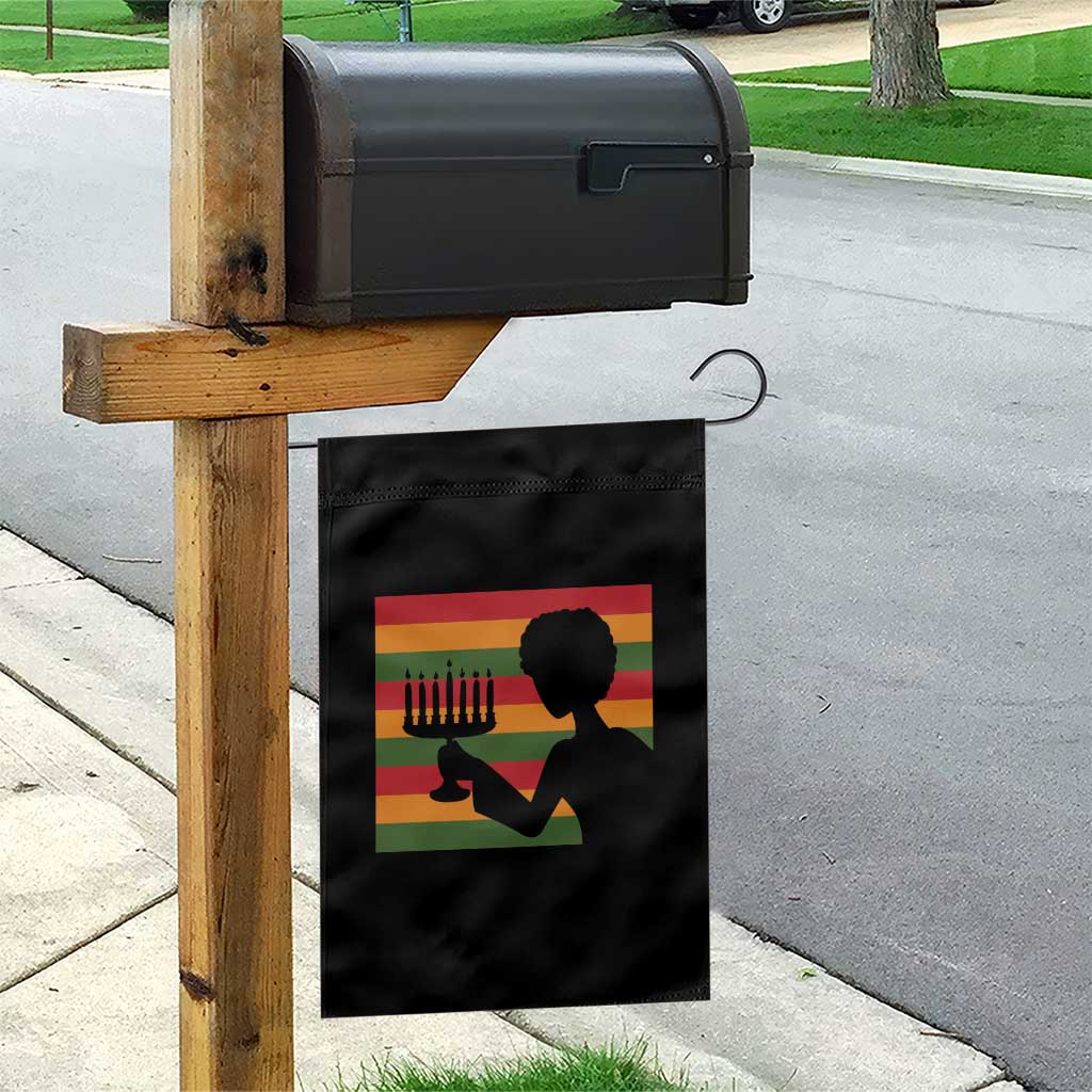 Kwanzaa Umoja Family African Woman Seven Principles Gift Garden Flag - Wonder Print Shop
