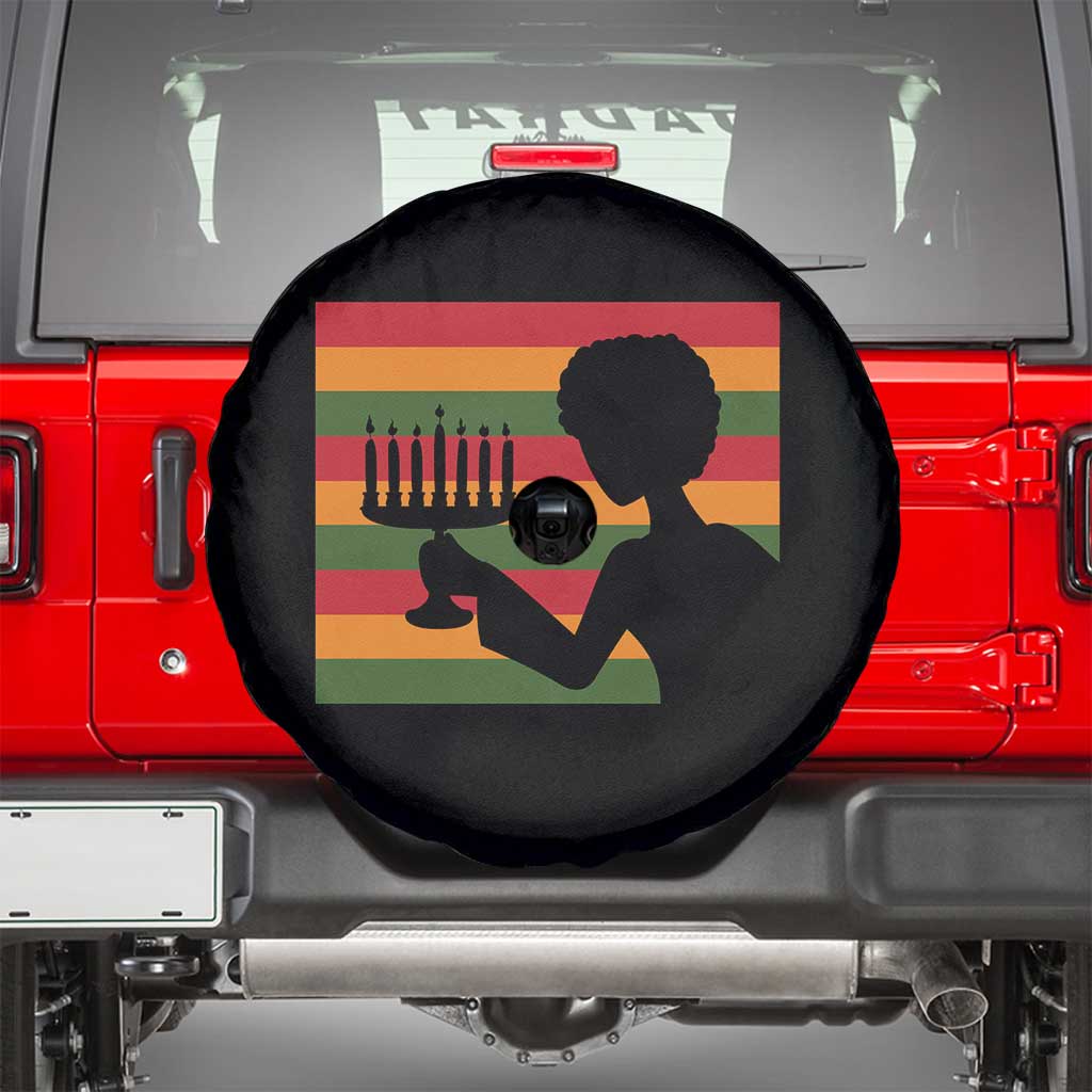 Kwanzaa Umoja Family African Woman Seven Principles Gift Spare Tire Cover - Wonder Print Shop