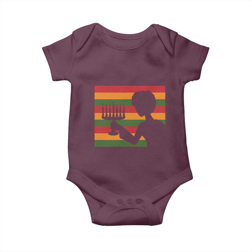Kwanzaa Umoja Family African Woman Seven Principles Gift Baby Onesie - Wonder Print Shop