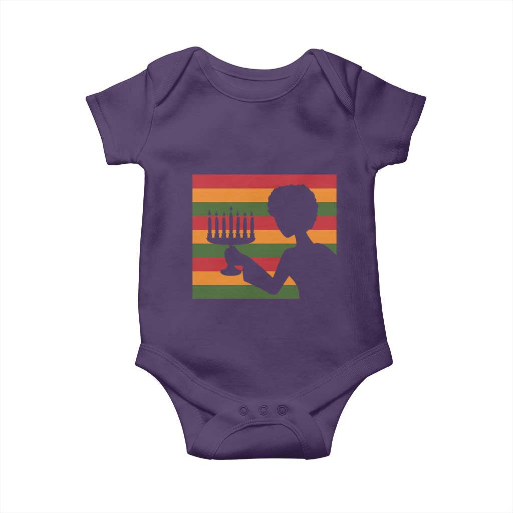 Kwanzaa Umoja Family African Woman Seven Principles Gift Baby Onesie - Wonder Print Shop