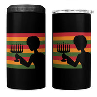 Kwanzaa Umoja Family African Woman Seven Principles Gift 4 in 1 Can Cooler Tumbler - Wonder Print Shop