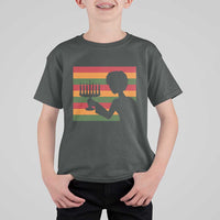 Kwanzaa Umoja Family African Woman Seven Principles Gift T Shirt For Kid - Wonder Print Shop