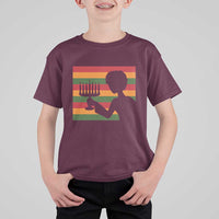 Kwanzaa Umoja Family African Woman Seven Principles Gift T Shirt For Kid - Wonder Print Shop