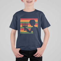 Kwanzaa Umoja Family African Woman Seven Principles Gift T Shirt For Kid - Wonder Print Shop