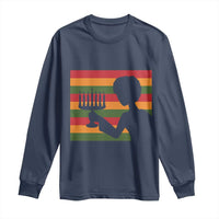 Kwanzaa Umoja Family African Woman Seven Principles Gift Long Sleeve Shirt - Wonder Print Shop