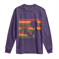 Kwanzaa Umoja Family African Woman Seven Principles Gift Long Sleeve Shirt - Wonder Print Shop