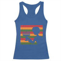 Kwanzaa Umoja Family African Woman Seven Principles Gift Racerback Tank Top - Wonder Print Shop