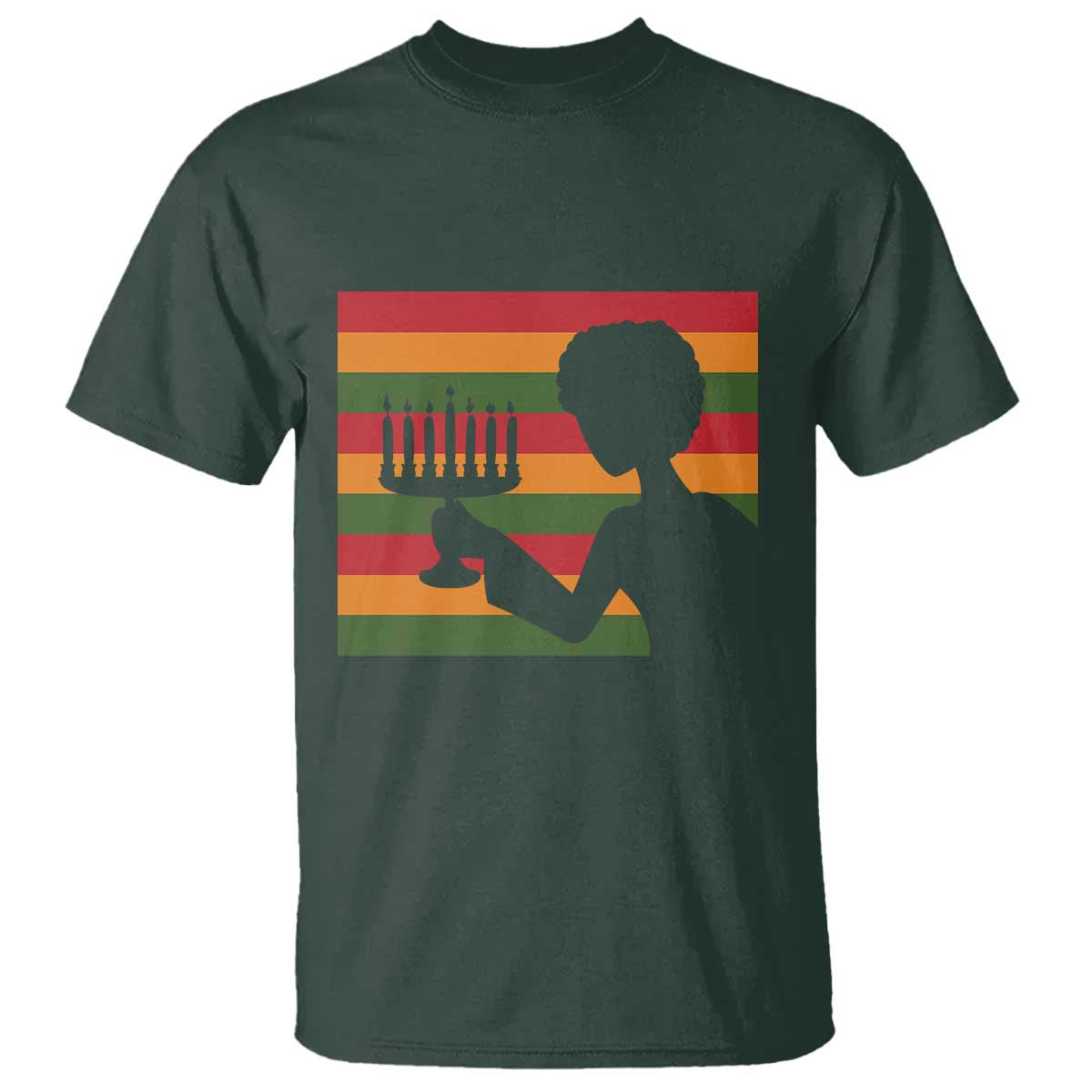 Kwanzaa Umoja Family African Woman Seven Principles Gift T Shirt - Wonder Print Shop
