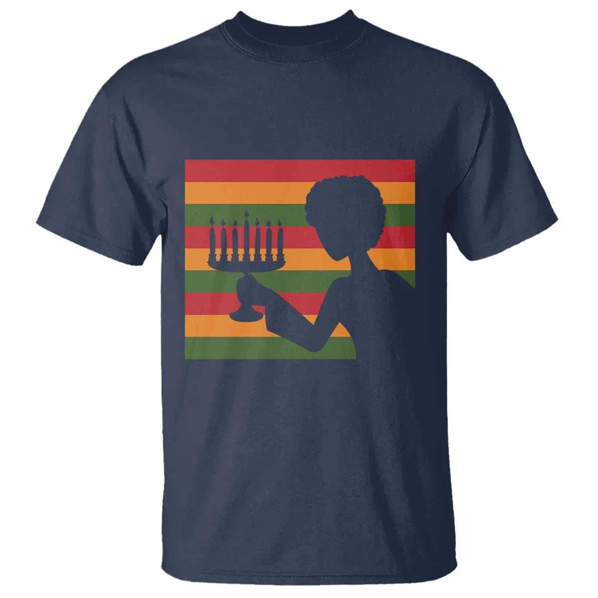 Kwanzaa Umoja Family African Woman Seven Principles Gift T Shirt - Wonder Print Shop