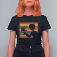 Kwanzaa Umoja Family African Woman Seven Principles Gift T Shirt For Women - Wonder Print Shop