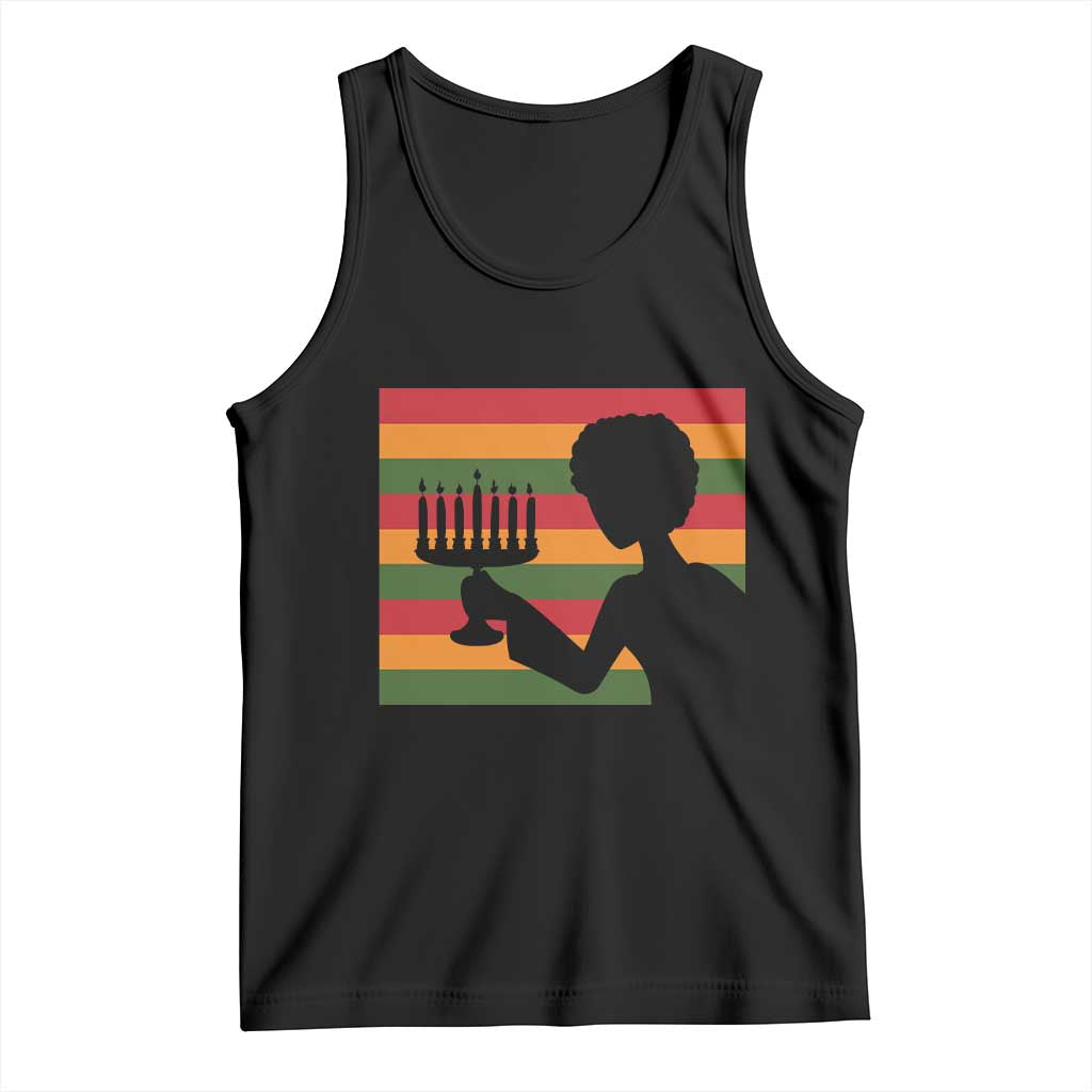 Kwanzaa Umoja Family African Woman Seven Principles Gift Tank Top - Wonder Print Shop