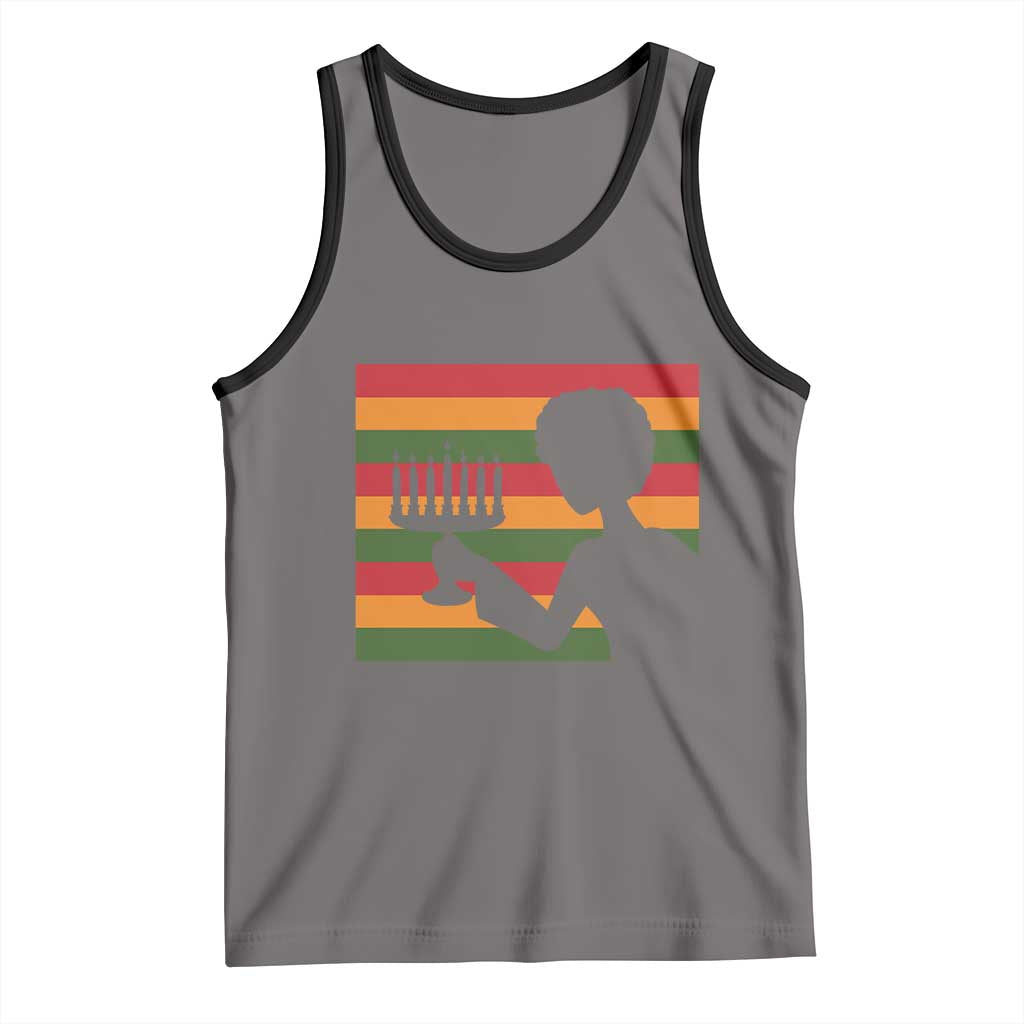 Kwanzaa Umoja Family African Woman Seven Principles Gift Tank Top - Wonder Print Shop