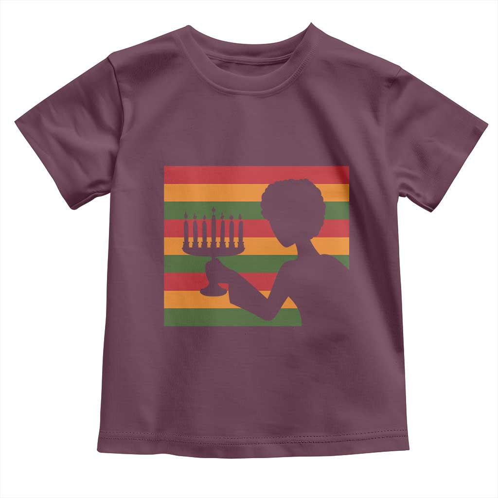 Kwanzaa Umoja Family African Woman Seven Principles Gift Toddler T Shirt - Wonder Print Shop