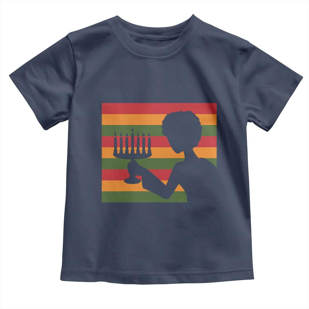 Kwanzaa Umoja Family African Woman Seven Principles Gift Toddler T Shirt - Wonder Print Shop