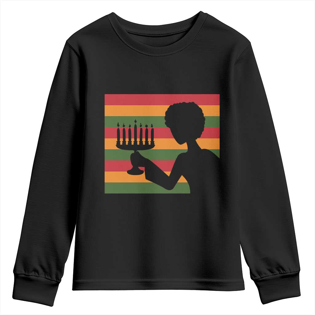 Kwanzaa Umoja Family African Woman Seven Principles Gift Youth Sweatshirt - Wonder Print Shop