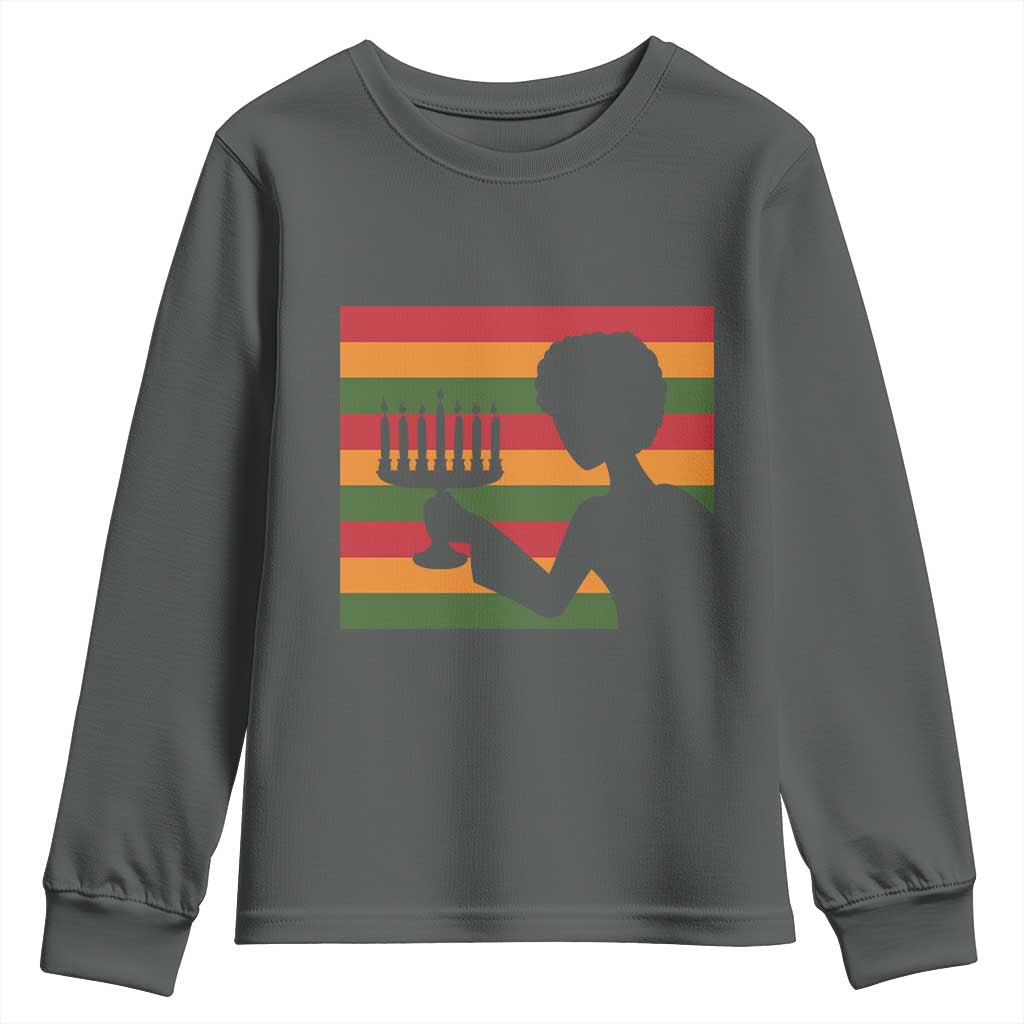 Kwanzaa Umoja Family African Woman Seven Principles Gift Youth Sweatshirt - Wonder Print Shop