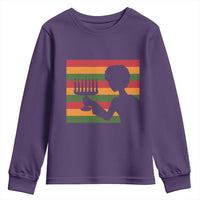 Kwanzaa Umoja Family African Woman Seven Principles Gift Youth Sweatshirt - Wonder Print Shop