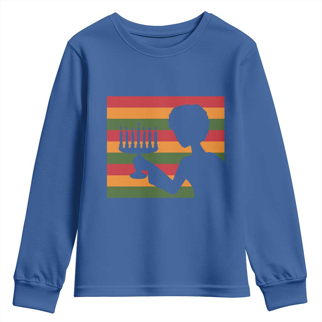 Kwanzaa Umoja Family African Woman Seven Principles Gift Youth Sweatshirt - Wonder Print Shop