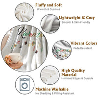 Kwanzaa Throw Blanket Lights Of Unity Seven Principles Heritage Gift - Wonder Print Shop