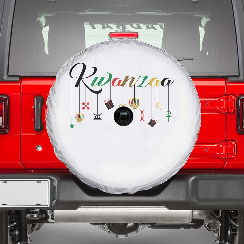 Kwanzaa Spare Tire Cover Lights Of Unity Seven Principles Heritage Gift - Wonder Print Shop