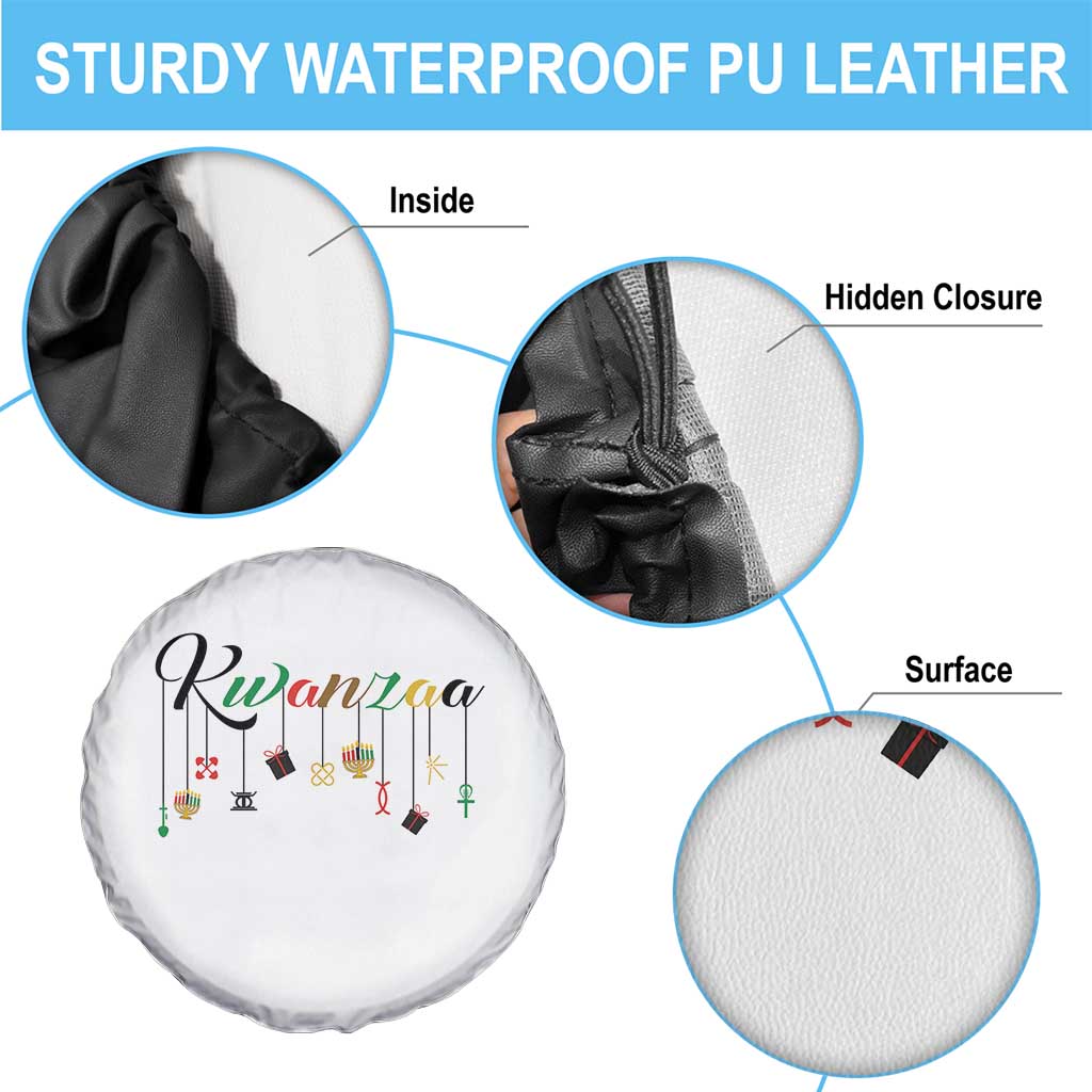 Kwanzaa Spare Tire Cover Lights Of Unity Seven Principles Heritage Gift - Wonder Print Shop