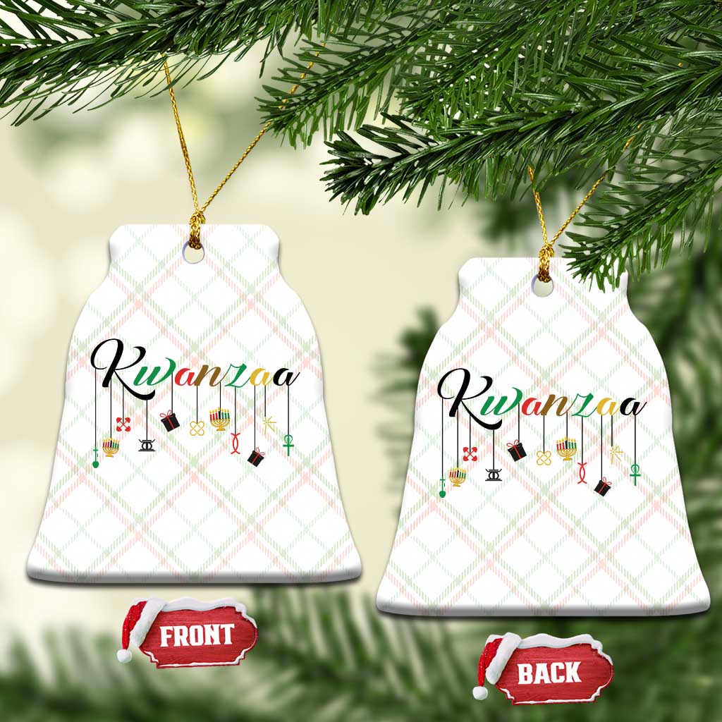 Kwanzaa Ceramic Ornament Lights Of Unity Seven Principles Heritage Gift - Wonder Print Shop