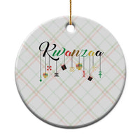 Kwanzaa Ceramic Ornament Lights Of Unity Seven Principles Heritage Gift - Wonder Print Shop