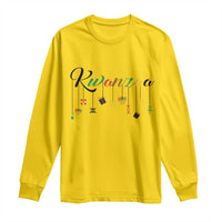 Kwanzaa Long Sleeve Shirt Lights Of Unity Seven Principles Heritage Gift - Wonder Print Shop