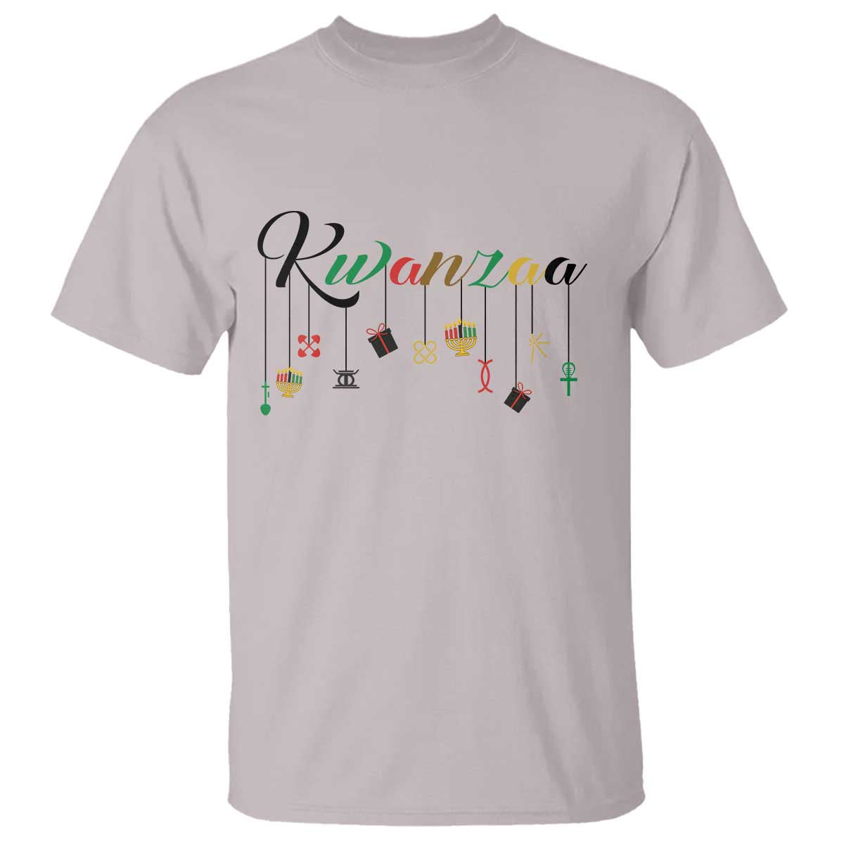 Kwanzaa T Shirt Lights Of Unity Seven Principles Heritage Gift - Wonder Print Shop