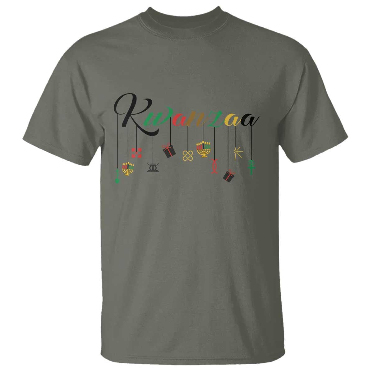 Kwanzaa T Shirt Lights Of Unity Seven Principles Heritage Gift - Wonder Print Shop