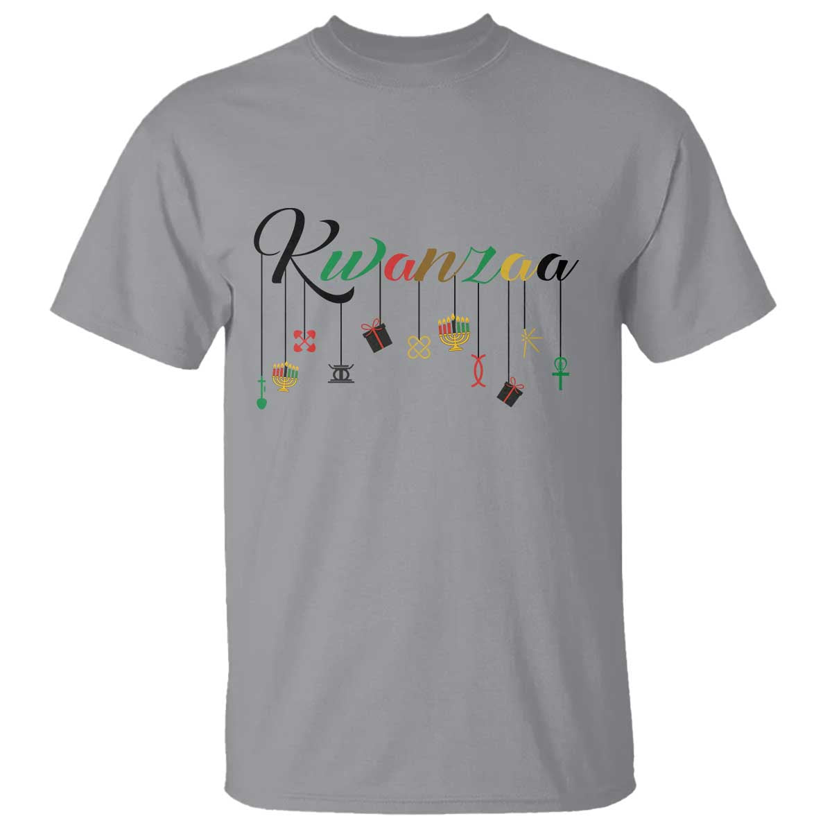 Kwanzaa T Shirt Lights Of Unity Seven Principles Heritage Gift - Wonder Print Shop