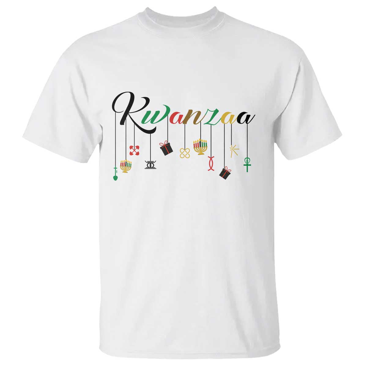Kwanzaa T Shirt Lights Of Unity Seven Principles Heritage Gift - Wonder Print Shop