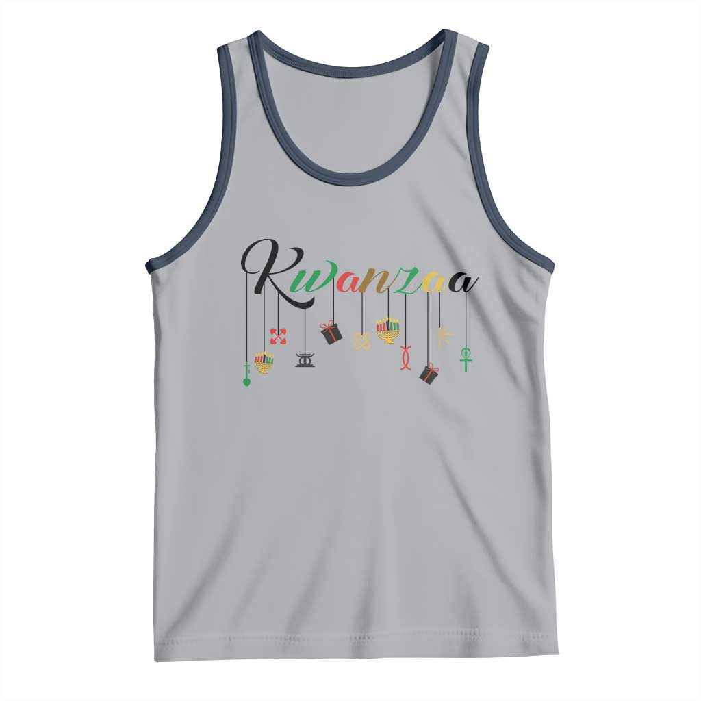 Kwanzaa Tank Top Lights Of Unity Seven Principles Heritage Gift - Wonder Print Shop