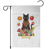 Kwanzaa Blessings Garden Flag Funny Cat African Heritage Gift - Wonder Print Shop