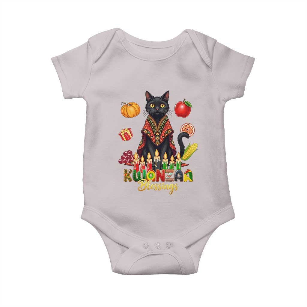 Kwanzaa Blessings Baby Onesie Funny Cat African Heritage Gift - Wonder Print Shop