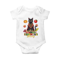 Kwanzaa Blessings Baby Onesie Funny Cat African Heritage Gift - Wonder Print Shop