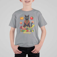 Kwanzaa Blessings T Shirt For Kid Funny Cat African Heritage Gift - Wonder Print Shop