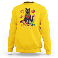 Kwanzaa Blessings Sweatshirt Funny Cat African Heritage Gift - Wonder Print Shop