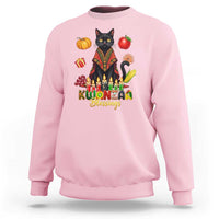 Kwanzaa Blessings Sweatshirt Funny Cat African Heritage Gift - Wonder Print Shop