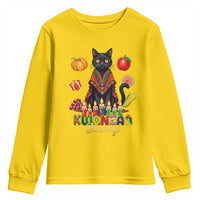 Kwanzaa Blessings Youth Sweatshirt Funny Cat African Heritage Gift - Wonder Print Shop