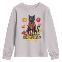 Kwanzaa Blessings Youth Sweatshirt Funny Cat African Heritage Gift - Wonder Print Shop