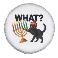 Funny Black Cat Chaos Kwanzaa Kinara Candle Spare Tire Cover African Heritage Gift - Wonder Print Shop