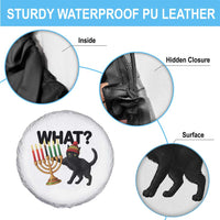 Funny Black Cat Chaos Kwanzaa Kinara Candle Spare Tire Cover African Heritage Gift - Wonder Print Shop