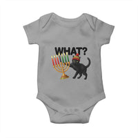 Funny Black Cat Chaos Kwanzaa Kinara Candle Baby Onesie African Heritage Gift - Wonder Print Shop