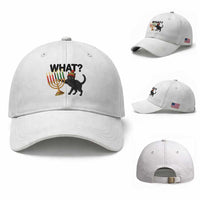 Funny Black Cat Chaos Kwanzaa Kinara Candle Baseball Cap African Heritage Gift
